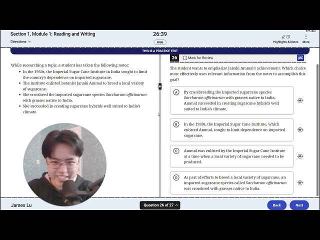Timed SAT Test Walkthrough | Got a 1580 (Bluebook SAT Practice Test 6)