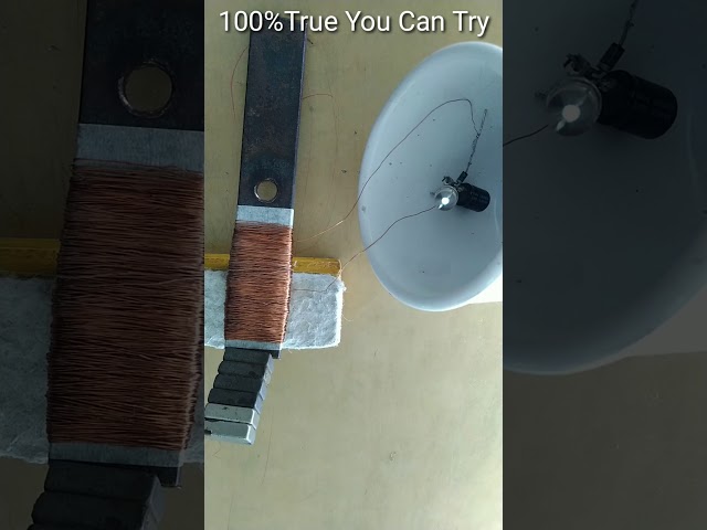Free Energy Generator Magnet Coil 100% True | How to Make free energy generator Motor home | #shorts
