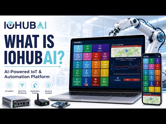 What Is IOHUBAI?  AI Powered IoT & Automation Platform From ESP32 to PLC