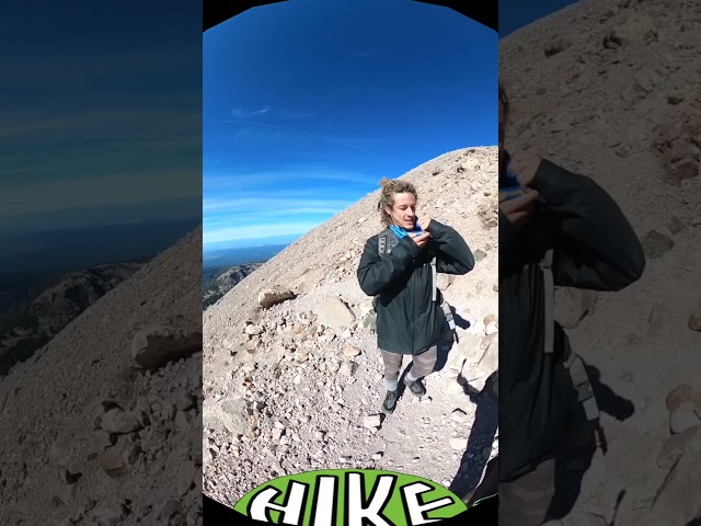 Hiking up Lassen Peak at Lassen Volcanic National Park (Hike 360° VR Video)