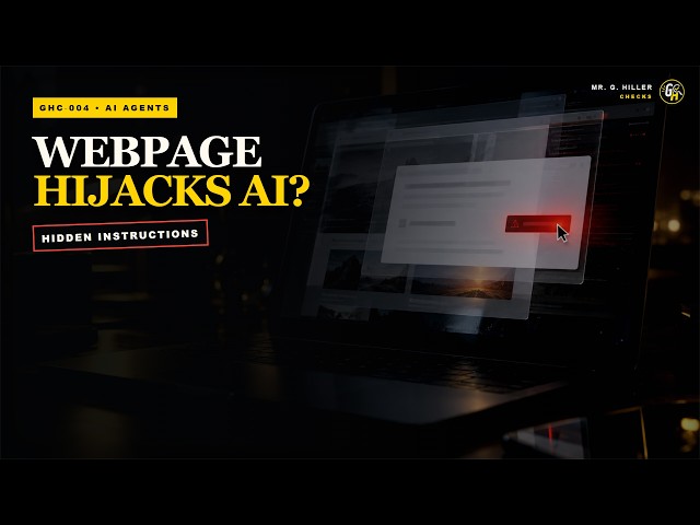 A Webpage Can Hijack Your AI Agent — Here’s How