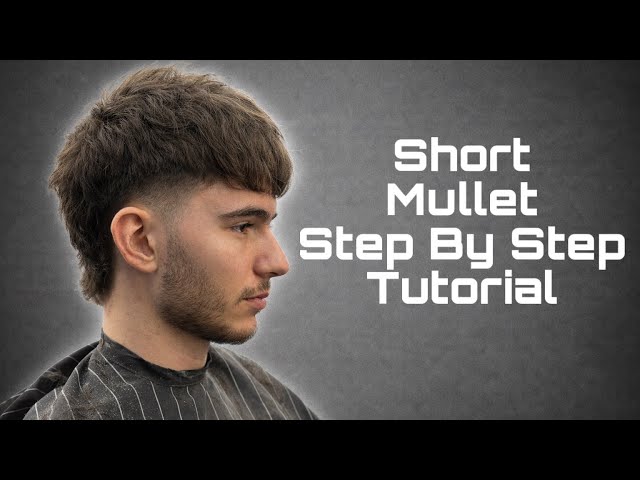 Easy Short Mullet How To Cut |  Step By Step Tutorial 