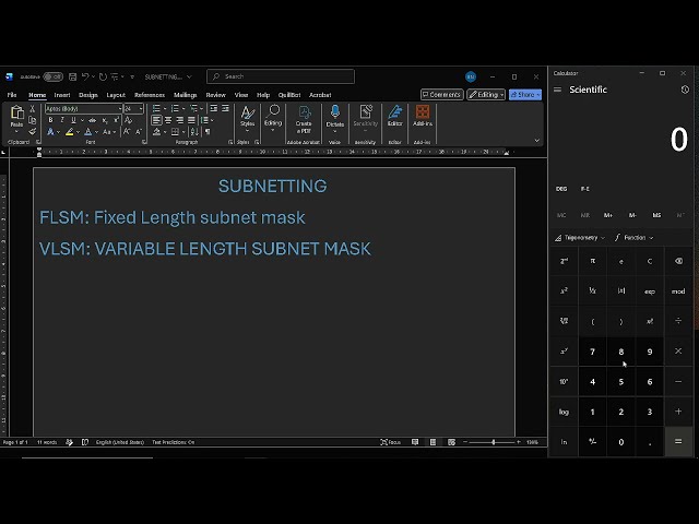 Subnetting explained from scratch