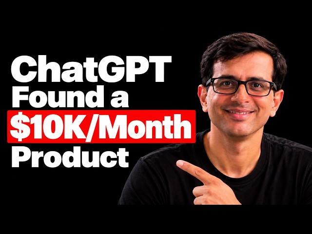ChatGPT Found a $10K/Month Product in 5 Minutes: AI Dropshipping Tutorial for Beginners