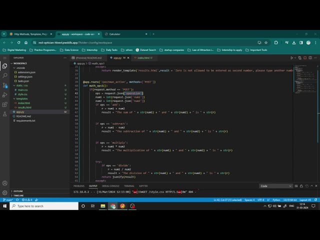 Flask with postman learning Day 3
