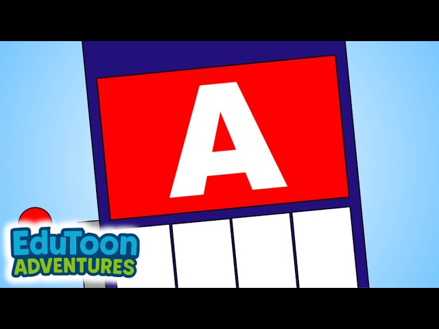 EduToon Adventures Presents: The Short Vowel CVC Word Building Machine - The Short "A" Sound