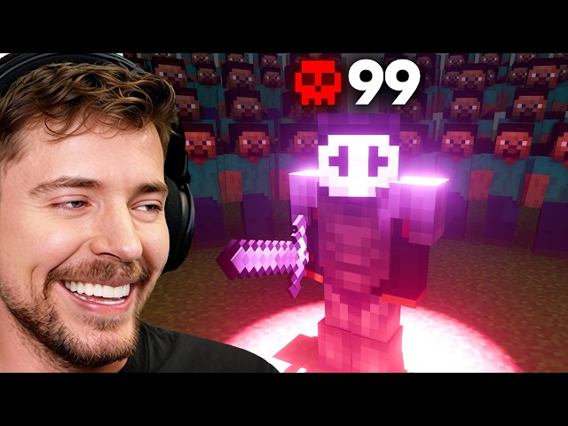 100 YouTubers Vs World’s Deadliest Player