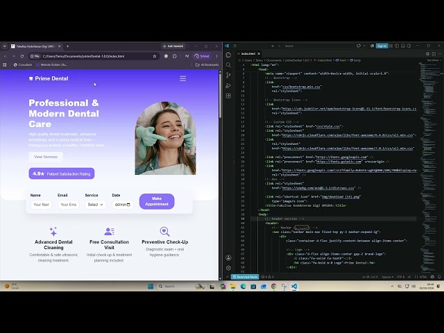 📌 Tutorial Edit Website Template Menggunakan Visual Studio Code | INDEX.HTML