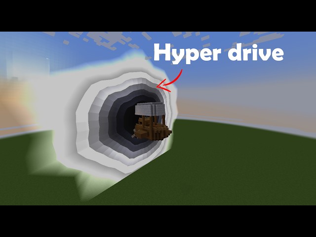 this mod adds hyperdrives to minecraft!
