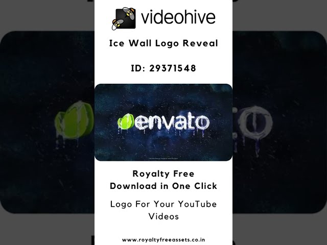 Ice Wall Logo | Royalty Free YouTube Logo | YouTube Intro | Free Download | 29371548 #shorts