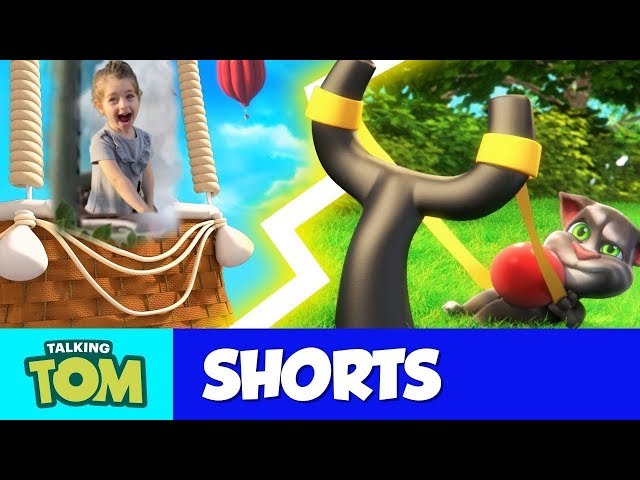 My Talking Tom 2 IN REAL LIFE | Balloon Battle