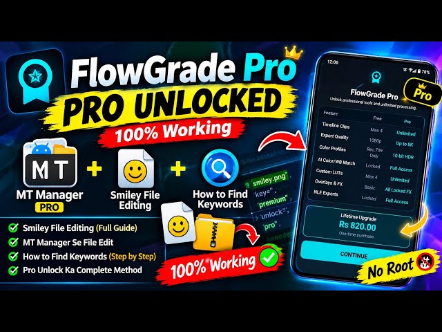 How to Find Keywords & Edit Smali Files in MT Manager | FlowGrade Pro Premium Features Guide