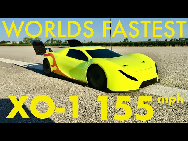 WORLDS FASTEST TRAXXAS XO-1  155 MPH!!!  Speed Run