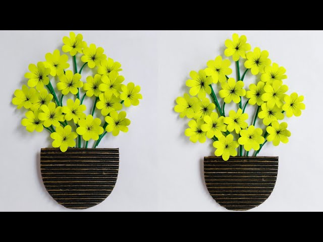 Waste Cardboard Wall Hanging Crafts For Home Decor Idea #diy #craft #wallhangingcraftdecor 