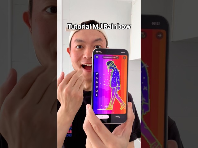 Tutorial Rainbow MJ 🆒😎👉 #viral #funny #shorts #fyp #trending