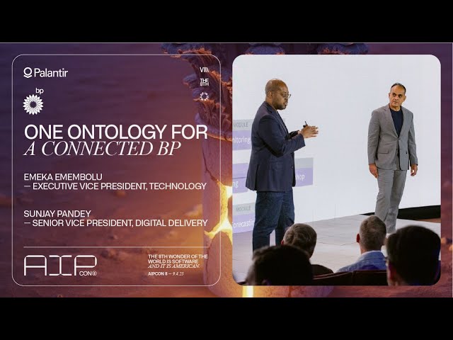 Driving Operational Value | bp at AIPCon 8