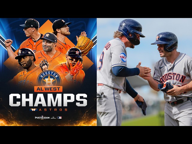 FINAL 3 OUTS: Astros lift off to the MLB Postseason 🚀| MLB Highlights
