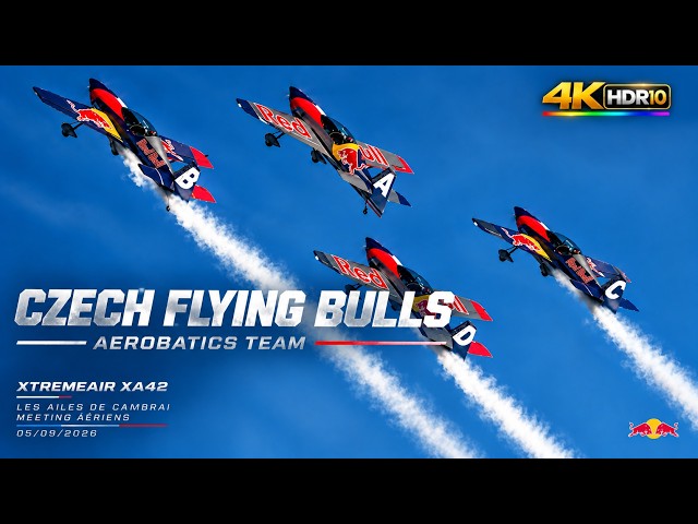 Czech Flying Bulls - Mind-Blowing Mirror Flight  4Kᵁᴴᴰ [HDR10 60fps]