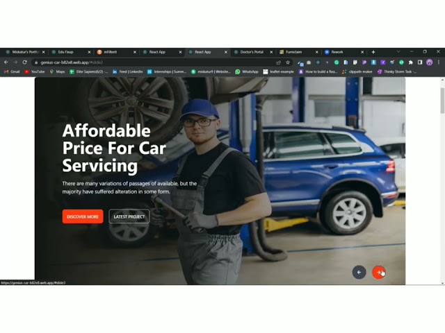 frontend Web Developer with ReactJs