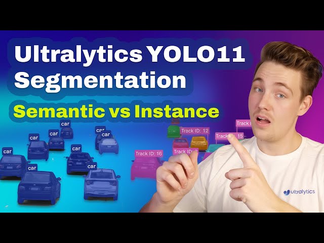 How to Run Instance and Semantic Segmentation with Ultralytics YOLO11 in Python | Ultralytics YOLO 🚀