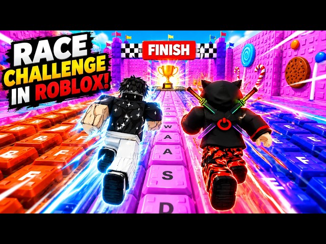 Race challenge in Galaxy 1 & 2 😱 +1 speed keyboard escape | Roblox Gameplay