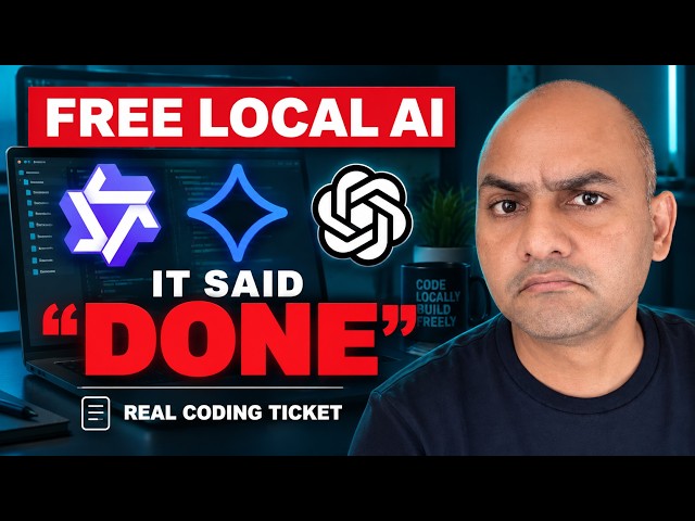 Can Free Local AI Finish a Real Coding Task?