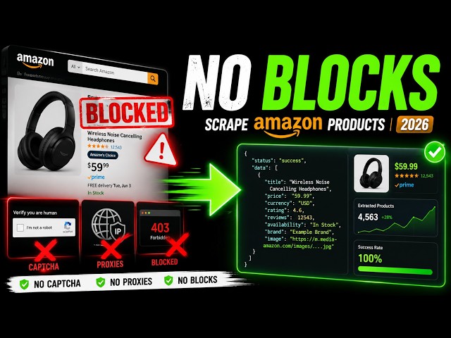How to Scrape Amazon Products Without Getting Blocked | 2026