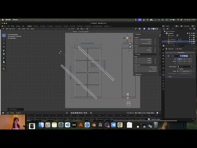 41.  Моделируем стеллаж (Blender Archviz Course Level 1)
