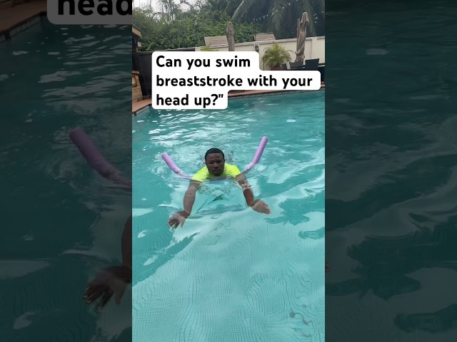 How to Swim Head-Up Breaststroke (Without Destroying Your Back!) #swimming #shorts #breaststroke