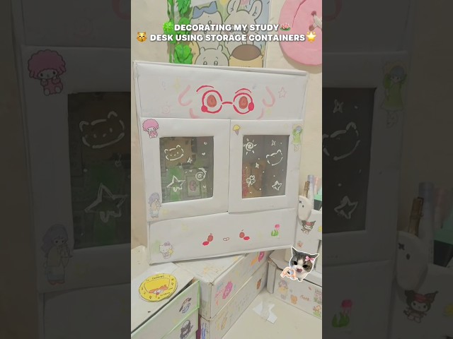 DIY storage box 🪷🌟🌱|#diy #storage #shorts #trending #cardboard #viral #kawaii #aesthetic