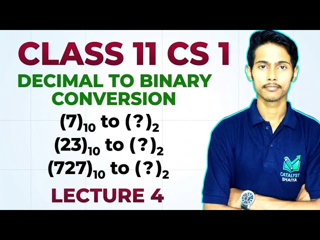 Decimal to Binary Conversion With Trick 😱🔥 || Part 2 Longcut + Shortcut 🤯 || Lecture 4