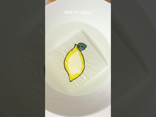 Magic Art 🍋 #shorts #creative #art