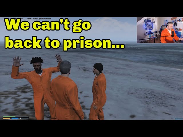 TRYING NOT TO GET CAUGHT AFTER OUR PRISON ESCAPE | Best Prison Game | GTA RP | Prison RP |