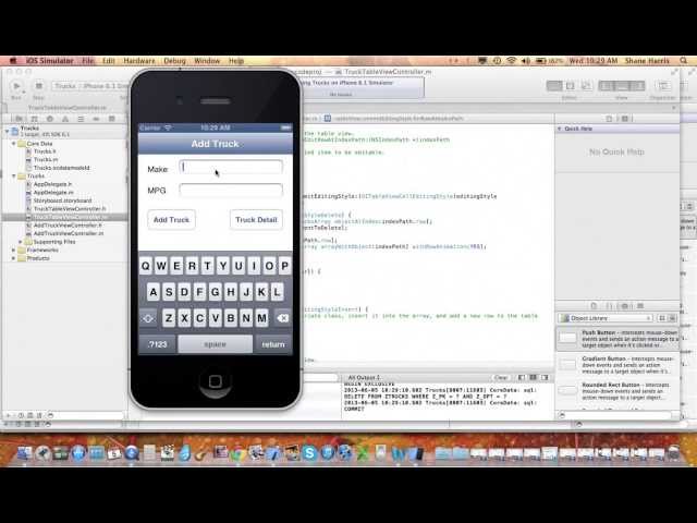 Core Data Storyboard iOS Tutorial Part 4