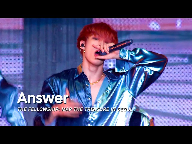 ATEEZ - Answer | THE FELLOWSHIP: MAP THE TREASURE IN SEOUL 4K