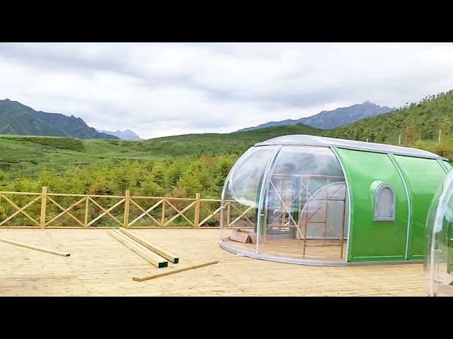 A Stunning NEW Finished Glamping Dome Project - Skycamp