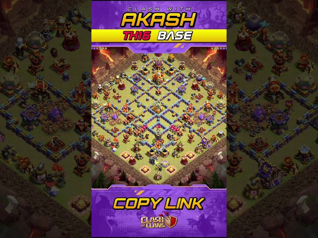 Only 1 Star TH16 War Base 2026 Anti 2 Star Anti Root Rider Anti Electro Dragon Clash of Clans 🔥