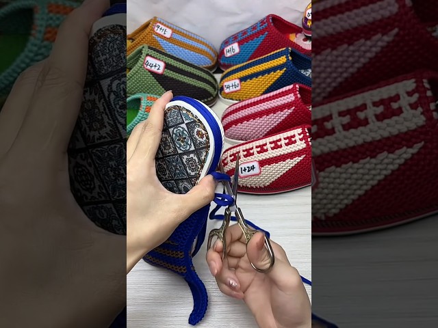 Step-by-Step Crochet Upper Shoe Sole Assembly Tutorial