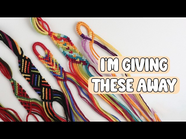 Finishing bracelets from my new book