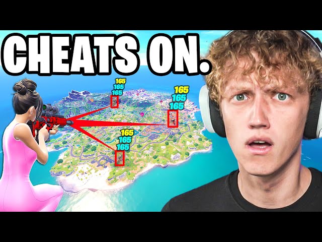 I Hosted a CHEATER Only Tournament in Chapter 7 Fortnite! (Impossible)