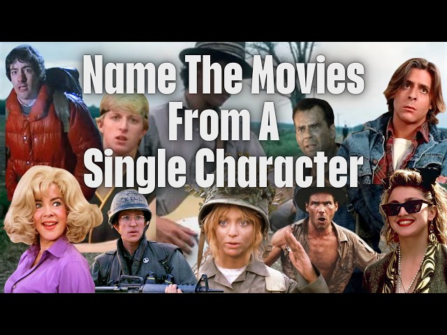 Name The Movies From A Single Character A Great Selection [Quiz Mix Challenge]