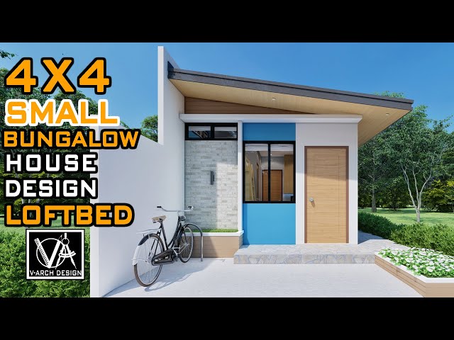 SMALL HOUSE DESIGN | LOFT BED 4X4 (16SQM)