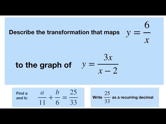 GCSE Higher revision practice questions - 30 minute mathematics revision
