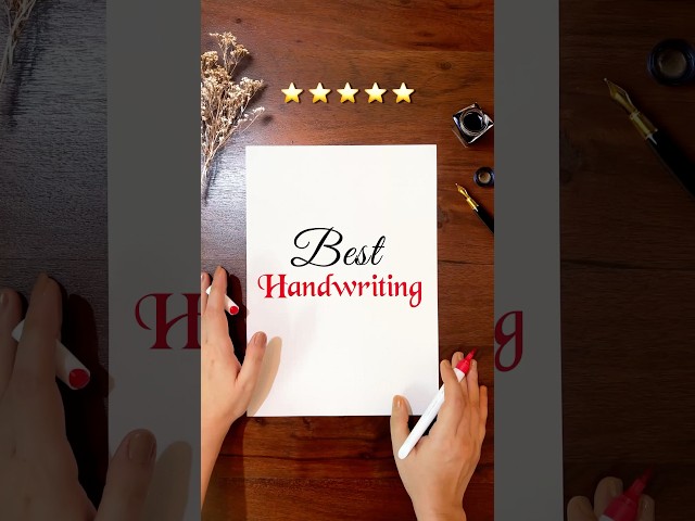 4 Tips! to Improve Your Handwriting Instantly🔥 #study #exams #writing