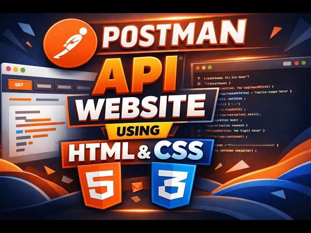 "HTML & CSS Postman Clone | Beginner-Friendly Frontend Project"