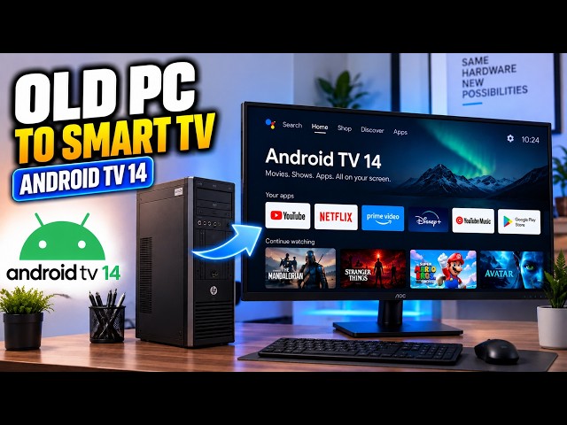 Turn Any Old PC into a Smart TV with Android TV 14