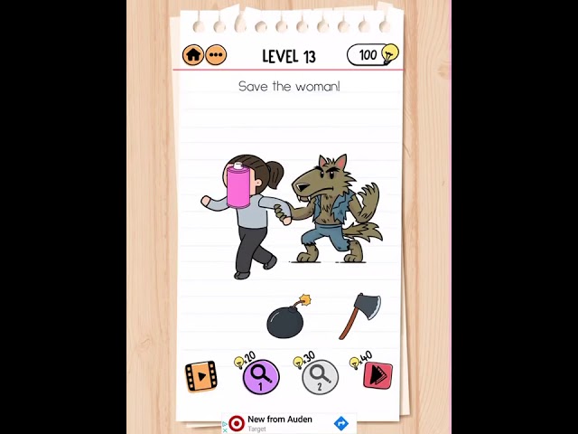 Brain Test 2 Level 13 Monster hunter Joe