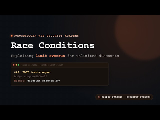 Race Conditions: Exploiting Limit Overrun via Single-Packet Attack | PortSwigger