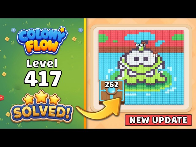Colony Flow! Level 417 Walkthrough 🐜 | ABI GAMES Solution & Gameplay 🧩 (New Update)