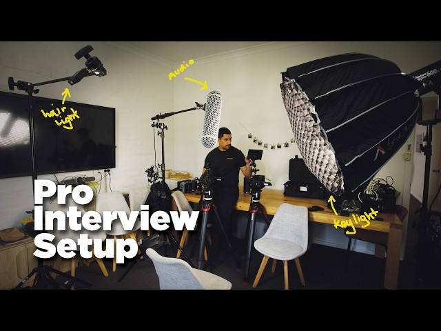 How I Film Great Interviews EVERYTIME (My 5-Step Checklist)